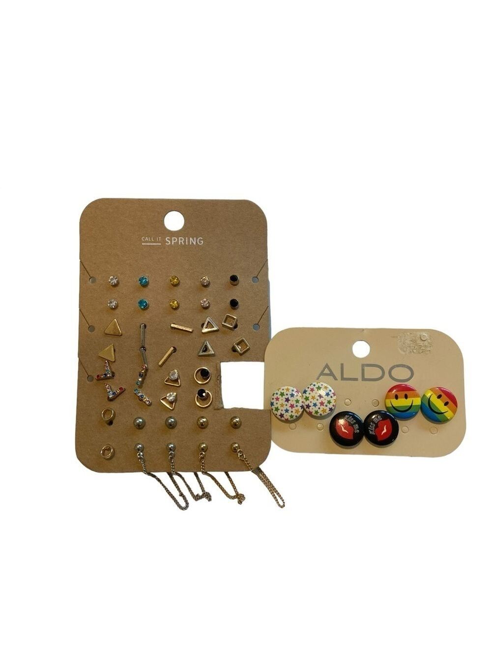 Aldo bundle earrings SET many cute different styles everyday chain crystal NWT
